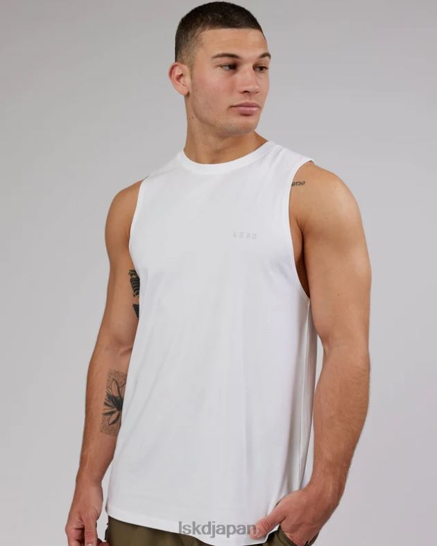 デラックス ピマフレックス タンク - ホワイト LSKD 男性 衣服 082HP1003