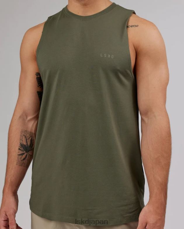 デラックス ピマフレックス タンク - オリーブフェード LSKD 男性 衣服 082HP1008