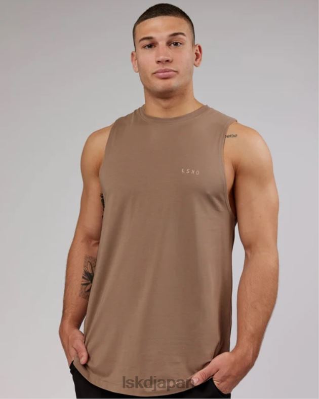 デラックス ピマフレックス タンク - 化石 LSKD 男性 衣服 082HP1013