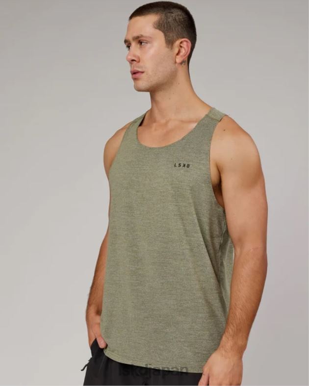 パフォーム ヴェイパーフレックス タンク - オリーブマール LSKD 男性 衣服 082HP1014