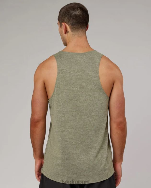 パフォーム ヴェイパーフレックス タンク - オリーブマール LSKD 男性 衣服 082HP1014