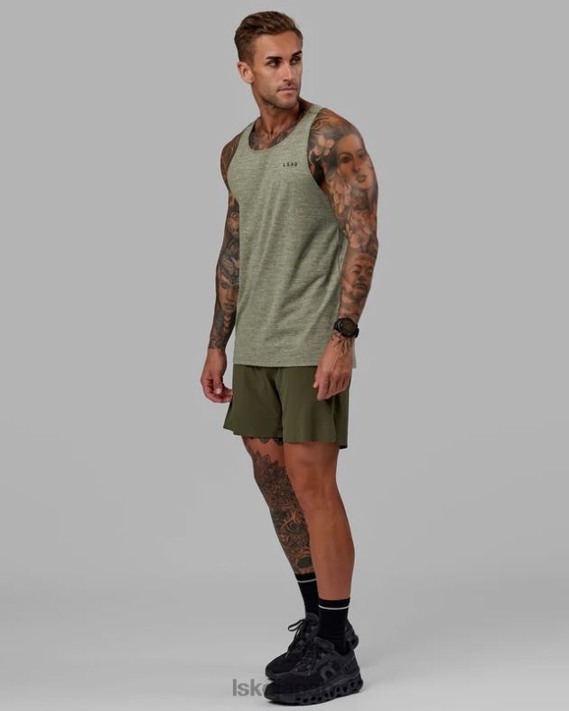 パフォーム ヴェイパーフレックス タンク - オリーブマール LSKD 男性 衣服 082HP1014