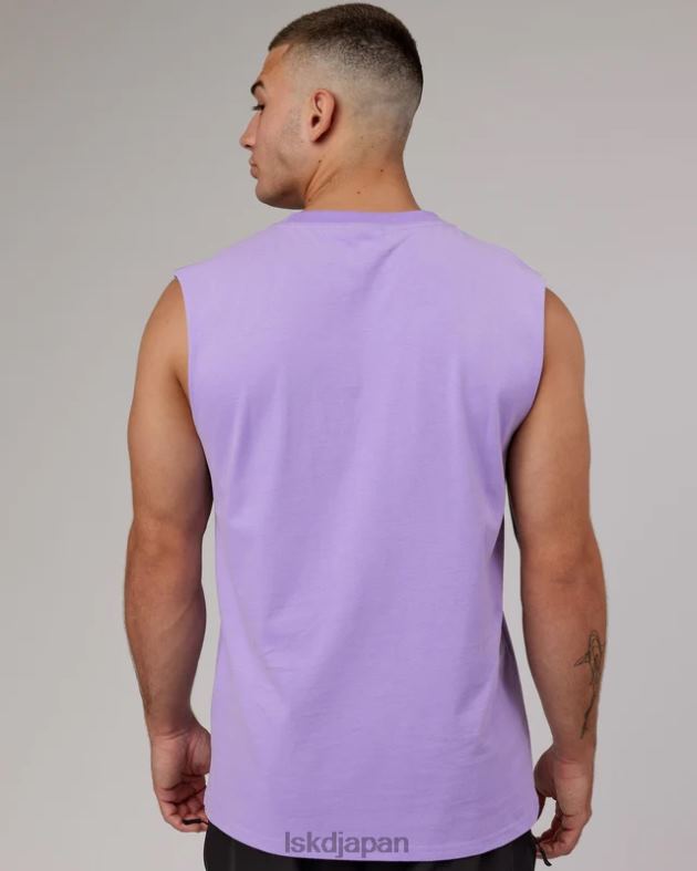フリースロー ヘビーウェイト タンク オーバーサイズ - ピーク パープル LSKD 男性 衣服 082HP1021