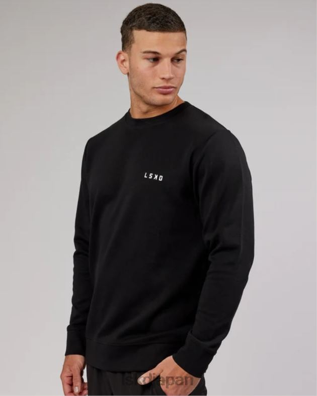 アスリート フォージドフリース セーター - ブラック LSKD 男性 衣服 082HP1028