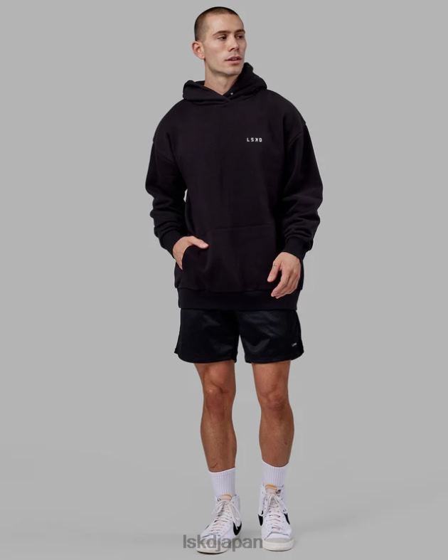 エンデバー パーカー オーバーサイズ - ブラック LSKD 男性 衣服 082HP1029