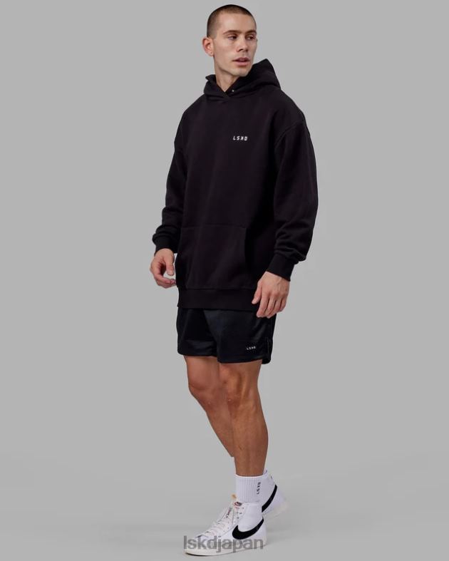 エンデバー パーカー オーバーサイズ - ブラック LSKD 男性 衣服 082HP1029