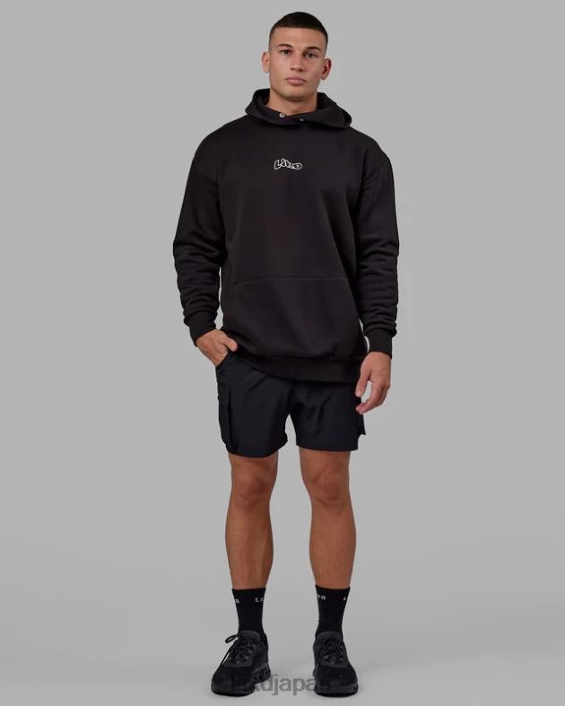 マッドハッピー パーカー オーバーサイズ - ブラック LSKD 男性 衣服 082HP1030