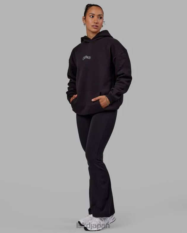 マッドハッピー パーカー オーバーサイズ - ブラック LSKD 男性 衣服 082HP1030