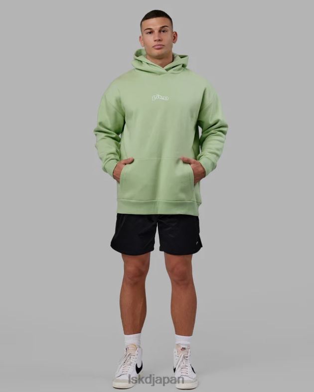 マッドハッピーパーカーオーバーサイズ - グリーンイチジク LSKD 男性 衣服 082HP1031