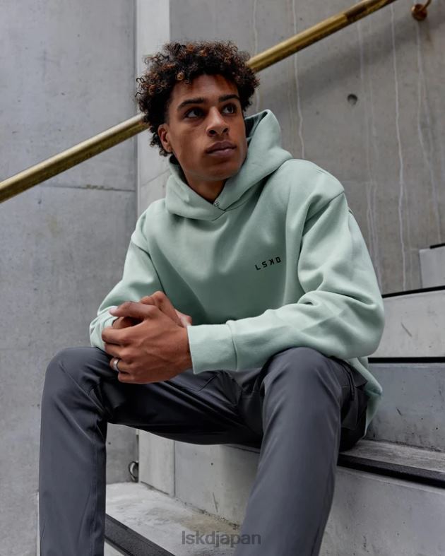 エンデバー パーカー オーバーサイズ - パステル ターコイズ LSKD 男性 衣服 082HP1033