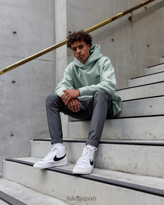 エンデバー パーカー オーバーサイズ - パステル ターコイズ LSKD 男性 衣服 082HP1033