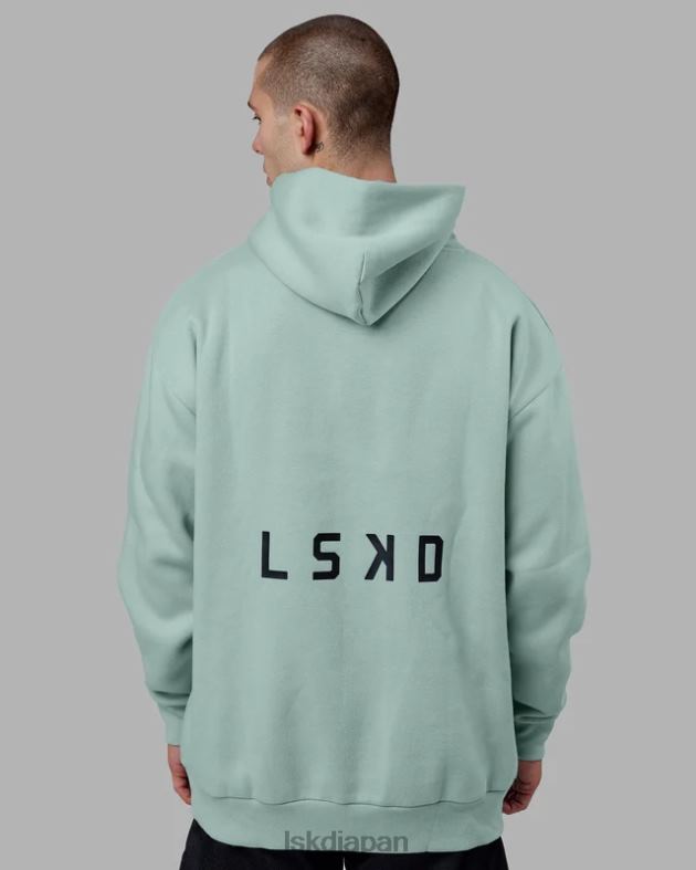エンデバー パーカー オーバーサイズ - パステル ターコイズ LSKD 男性 衣服 082HP1033