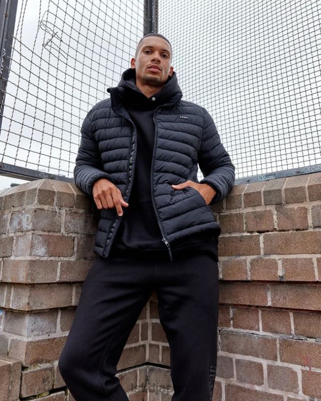 オールデイ パファー ジャケット - ブラック LSKD 男性 衣服 082HP1038