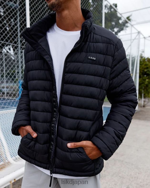 オールデイ パファー ジャケット - ブラック LSKD 男性 衣服 082HP1038