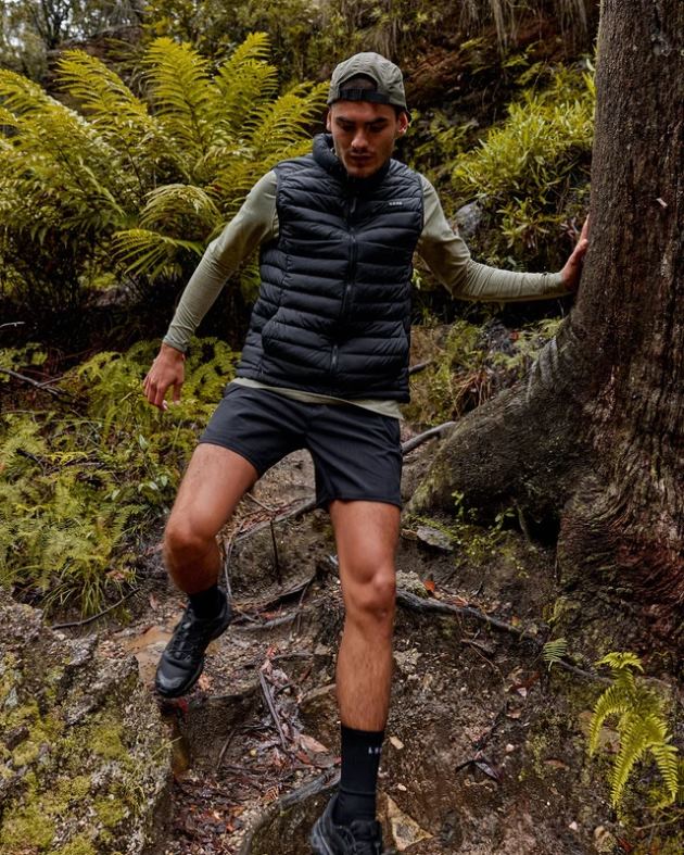 終日ダウンベスト - ブラック LSKD 男性 衣服 082HP1039