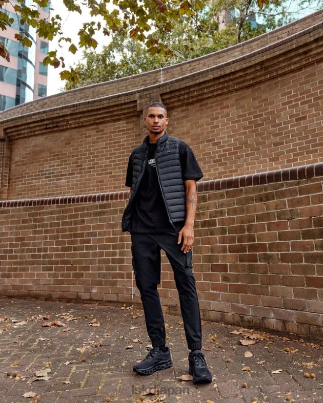 終日ダウンベスト - ブラック LSKD 男性 衣服 082HP1039