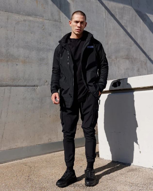 マーシャルジャケット - ブラック LSKD 男性 衣服 082HP1042