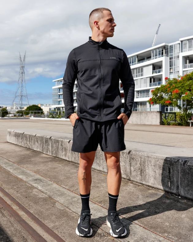 ストライド ジップ スルー パフォーマンス ジャケット - ブラック LSKD 男性 衣服 082HP1045