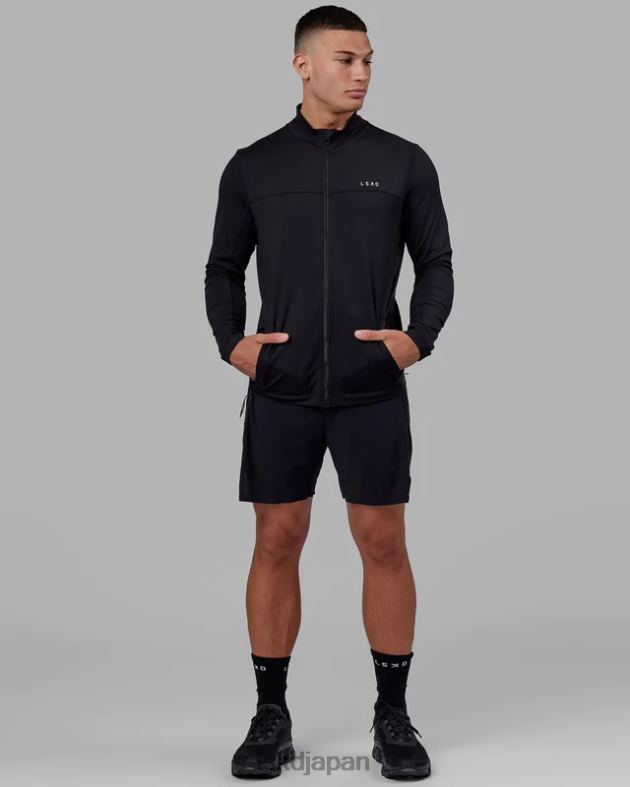 ストライド ジップ スルー パフォーマンス ジャケット - ブラック LSKD 男性 衣服 082HP1045