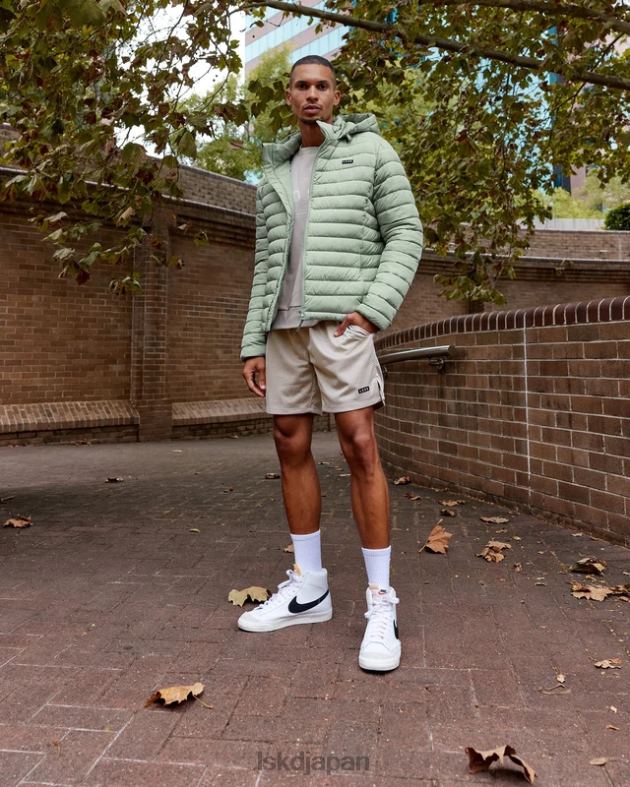 オールデイ パファー ジャケット - アイスバーググリーン LSKD 男性 衣服 082HP1048