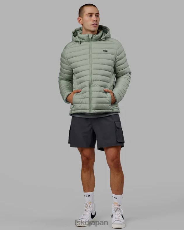 オールデイ パファー ジャケット - アイスバーググリーン LSKD 男性 衣服 082HP1048