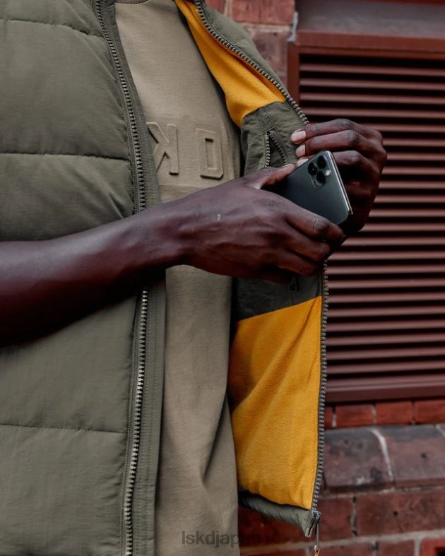 クラシックなフグベスト - ティーリーフ LSKD 男性 衣服 082HP1055