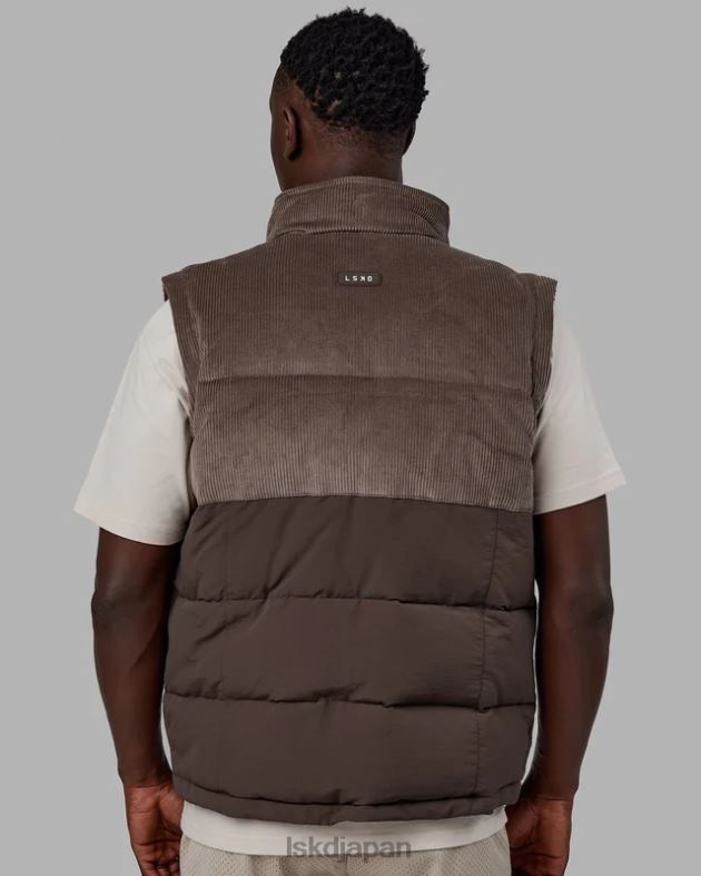 クラシックコードパファーベスト - クルミ-ドングリ LSKD 男性 衣服 082HP1056