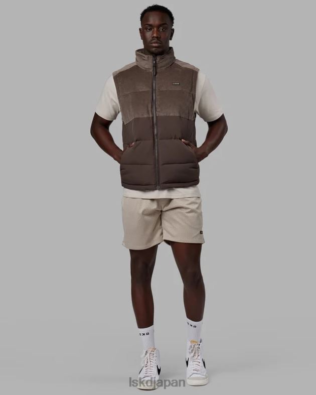 クラシックコードパファーベスト - クルミ-ドングリ LSKD 男性 衣服 082HP1056