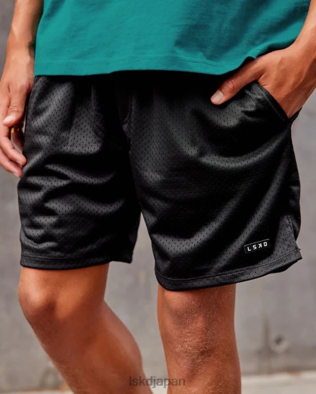 ベーシックメッシュショート - ブラック LSKD 男性 衣服 082HP1070