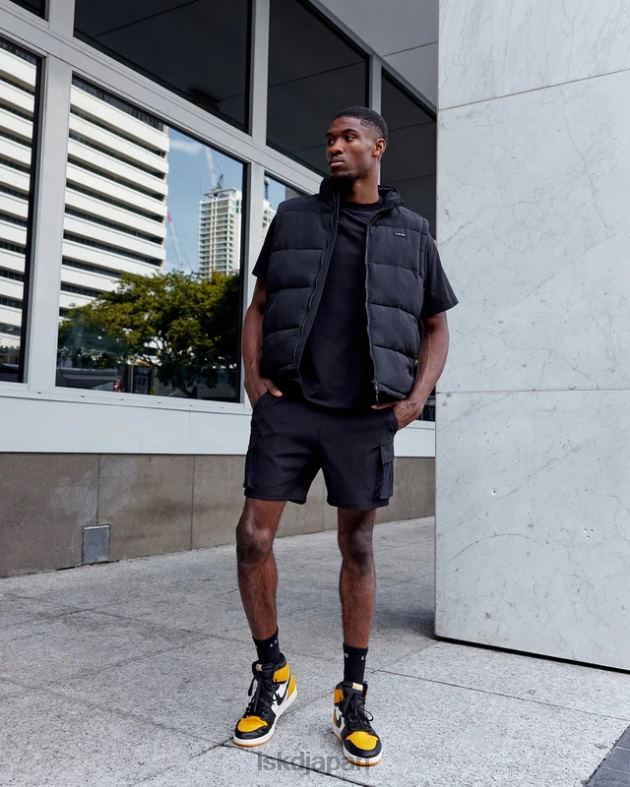 エナジー ストレッチ パフォーマンス カーゴ ショート - ブラック LSKD 男性 衣服 082HP1103