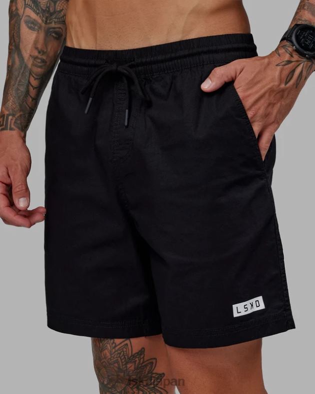 デイリーショート - 白黒 LSKD 男性 衣服 082HP1130