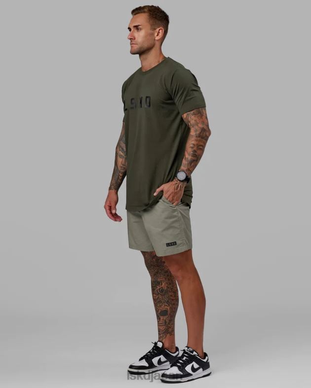 デイリーショート - ダスティオリーブ LSKD 男性 衣服 082HP1132