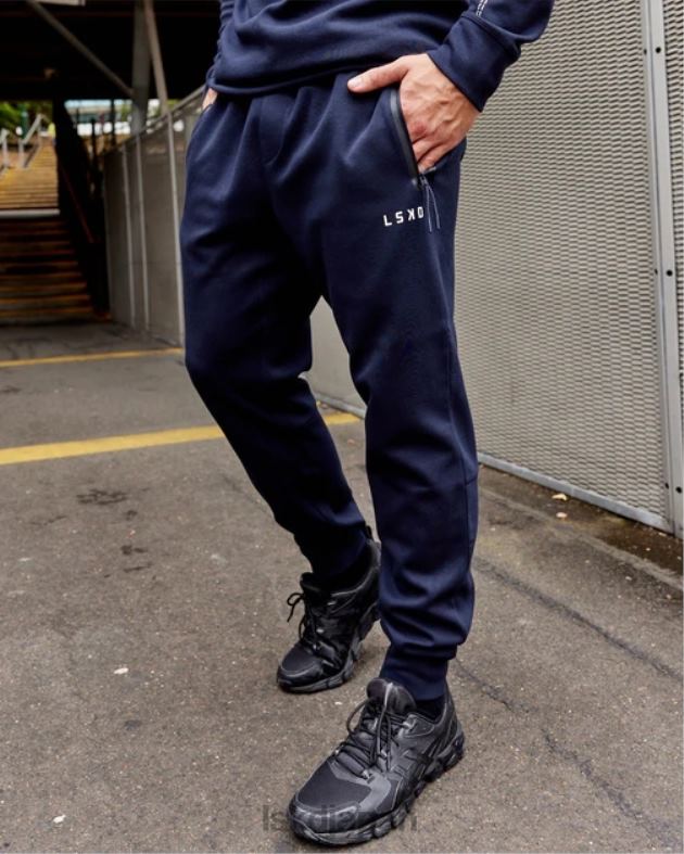 アスリート フォージドフリース ジップ ジョガー - ダークネイビー LSKD 男性 衣服 082HP1145