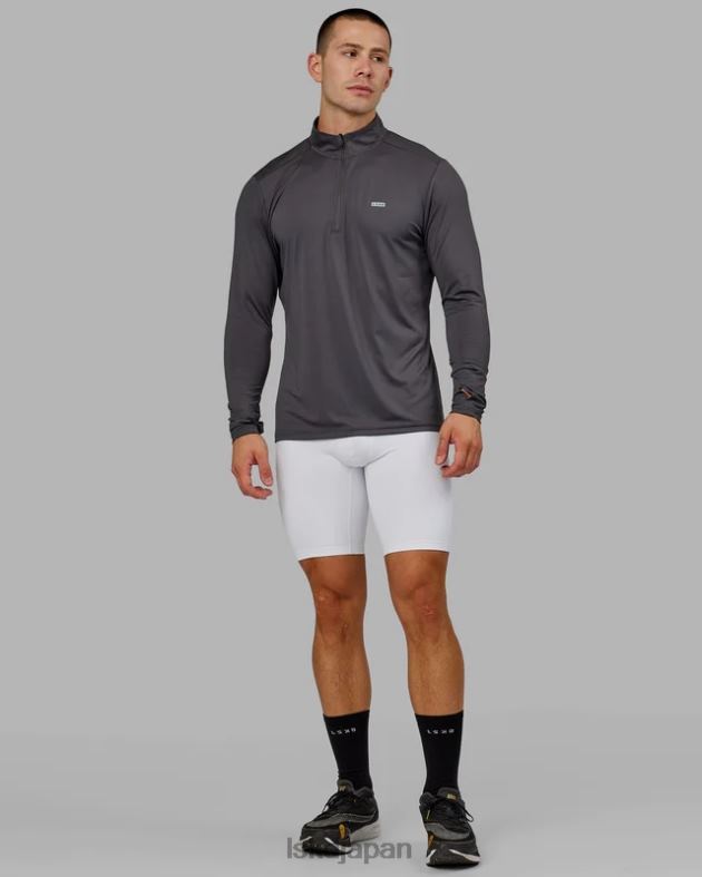 ショートタイトを実行 - 白 LSKD 男性 衣服 082HP1148