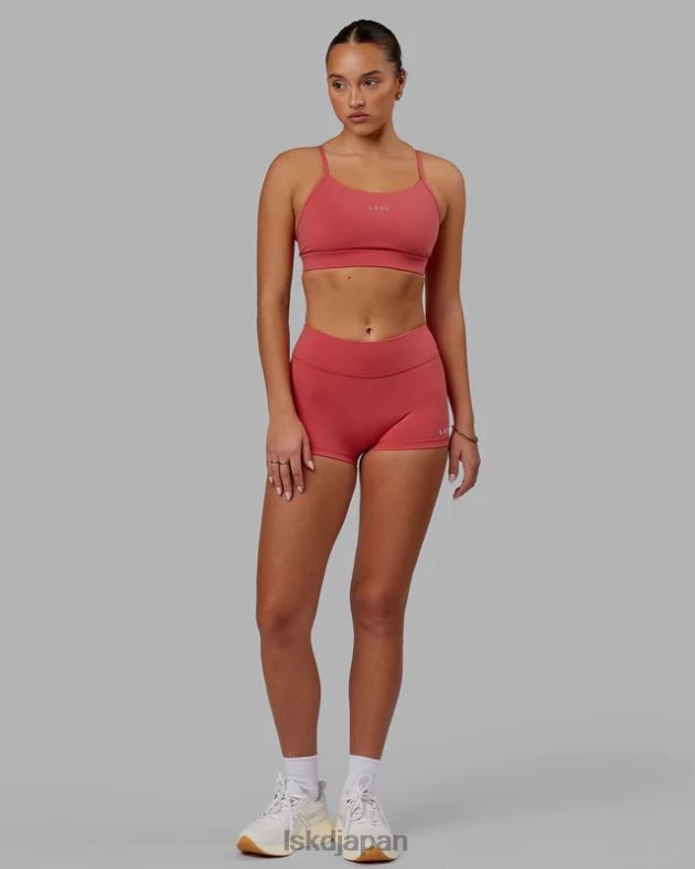 リフトスポーツブラ - ミネラルレッド LSKD 女性 衣服 082HP11