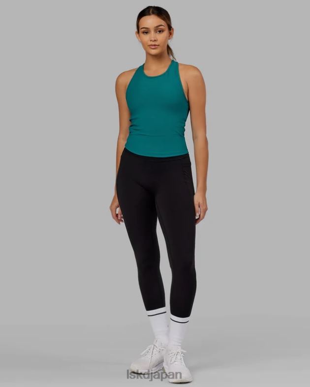 フローリブシェルフブラパフォーマンスタンク - シーグリーン LSKD 女性 衣服 082HP148