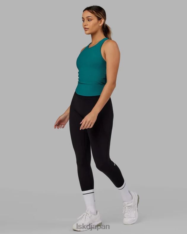 フローリブシェルフブラパフォーマンスタンク - シーグリーン LSKD 女性 衣服 082HP148