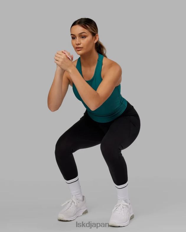 フローリブシェルフブラパフォーマンスタンク - シーグリーン LSKD 女性 衣服 082HP148