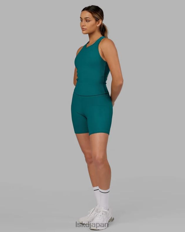 フローリブシェルフブラパフォーマンスタンク - シーグリーン LSKD 女性 衣服 082HP148