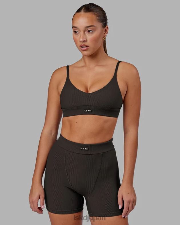 バイタライズリブブラレット - ダークウォルナット LSKD 女性 衣服 082HP1