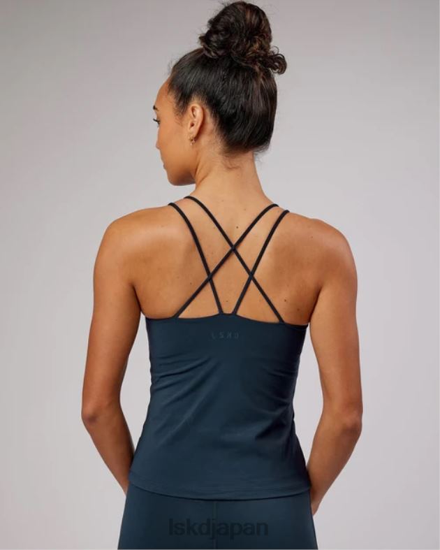 反転シェルフブラタンク - ネイビー LSKD 女性 衣服 082HP216