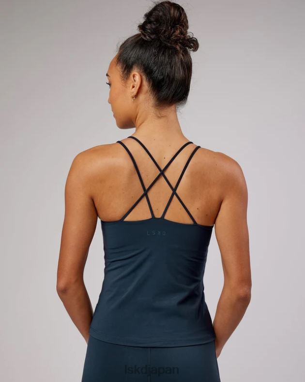 反転シェルフブラタンク - ネイビー LSKD 女性 衣服 082HP216