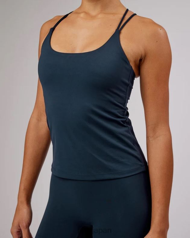 反転シェルフブラタンク - ネイビー LSKD 女性 衣服 082HP216