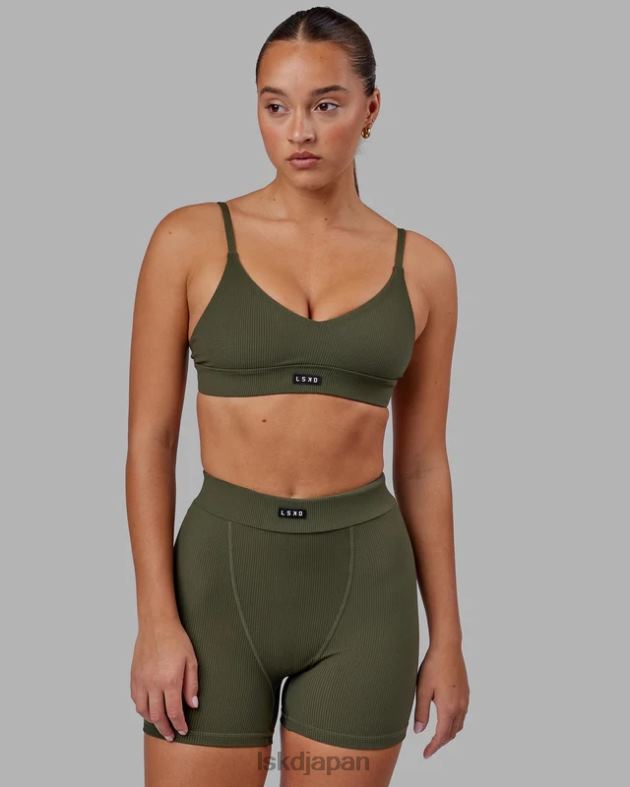 活力のあるリブブラレット - 森の夜 LSKD 女性 衣服 082HP2