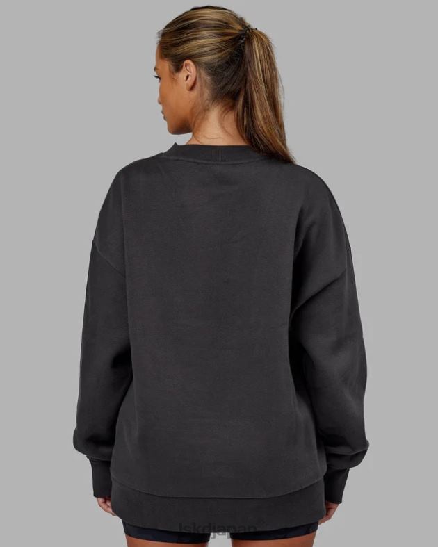 ヘリテージ セーター オーバーサイズ - アスファルト ウィンドサーファー LSKD ユニセックス 衣服 082HP354