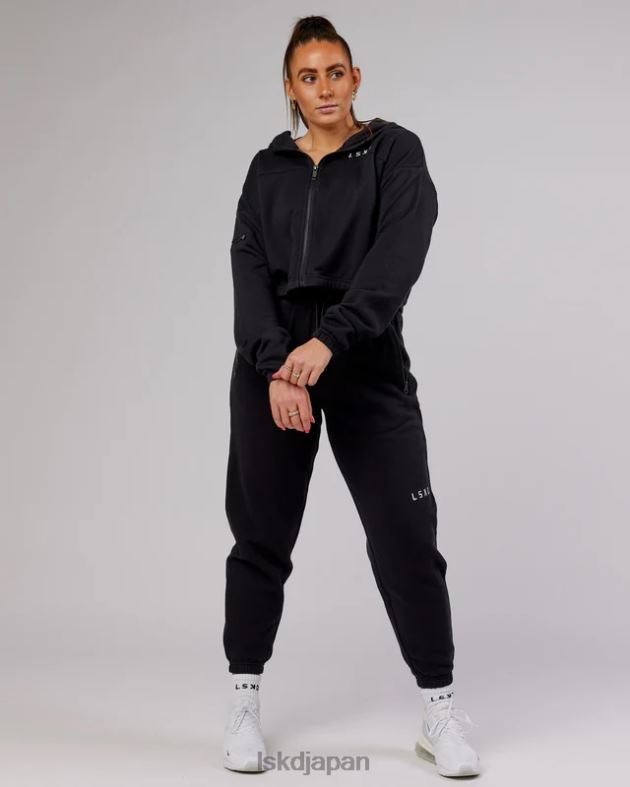 ブリッジジップスルーパーカー - ブラック LSKD 女性 衣服 082HP356