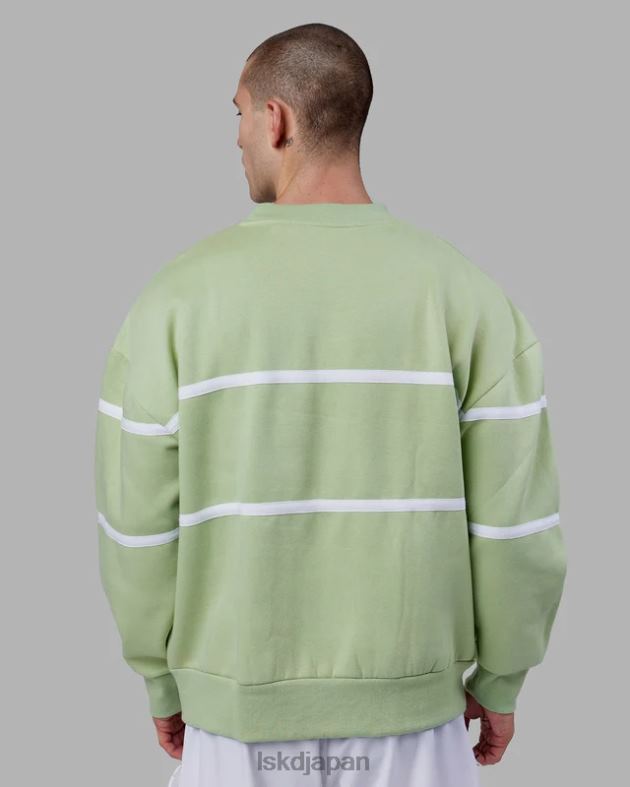 パラレルセーターオーバーサイズ - グリーンイチジク LSKD ユニセックス 衣服 082HP362