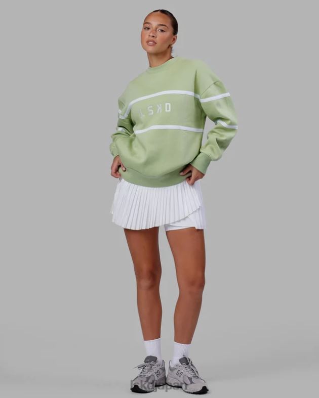 パラレルセーターオーバーサイズ - グリーンイチジク LSKD ユニセックス 衣服 082HP362