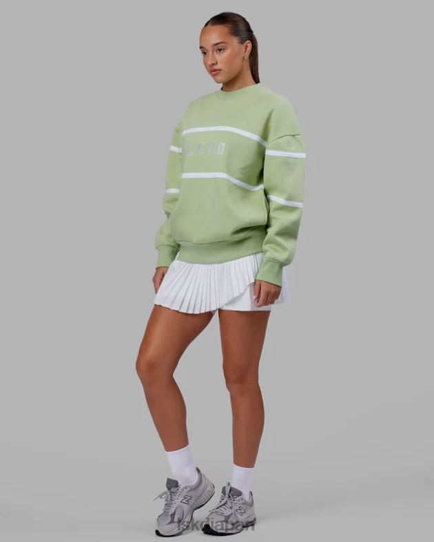 パラレルセーターオーバーサイズ - グリーンイチジク LSKD ユニセックス 衣服 082HP362