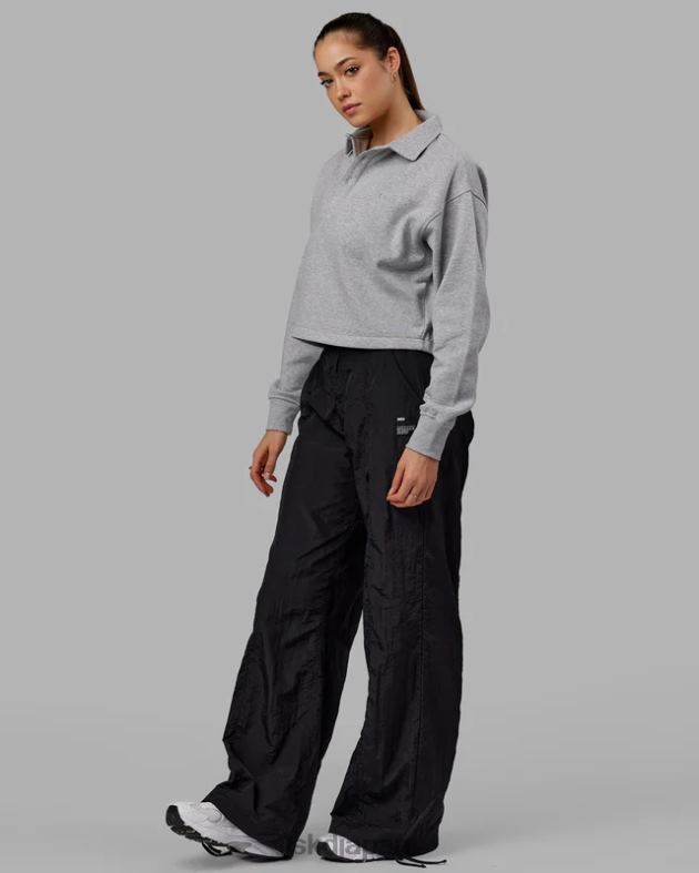 オフコートセーター - グレーメランジ LSKD 女性 衣服 082HP367